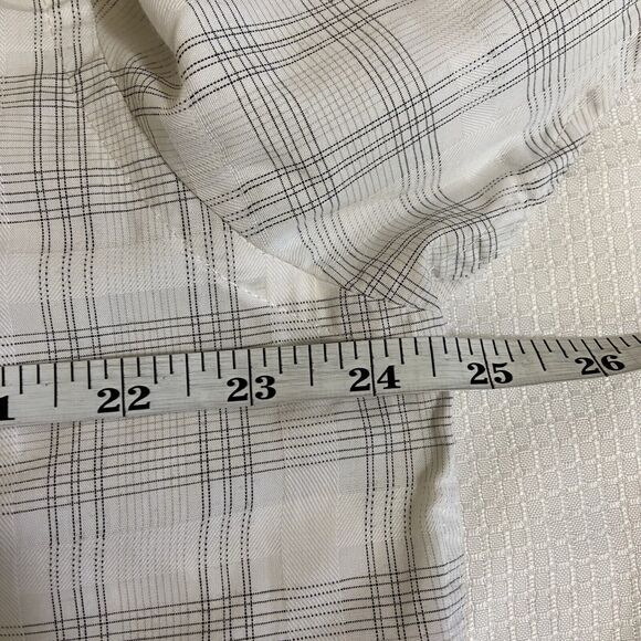 Van Heusen Mens Plaid Short Sleeve Button Up Shirt Large - Picture 8 of 10